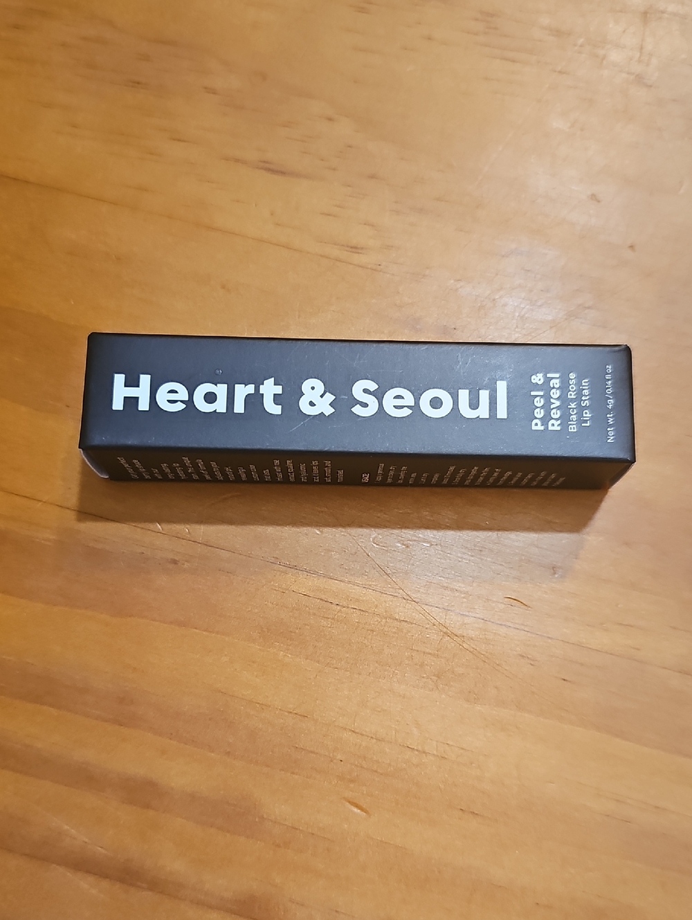 Heart & Seoul Peel & Reveal Lip Stain - Black (Black Rose)